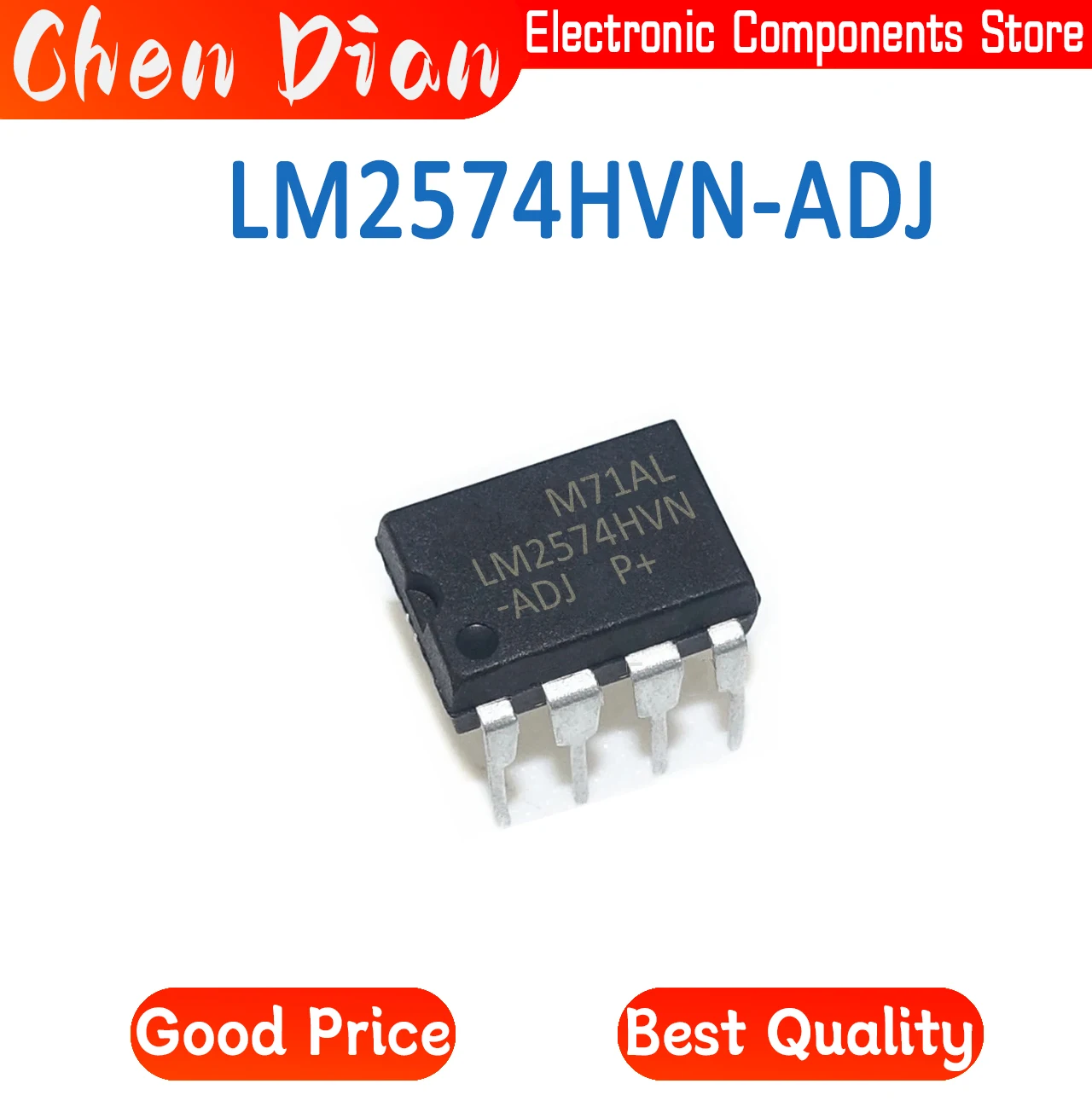 Brand New Original LM2574HVN-ADJ LM2574HVN LM2574 IC REG BUCK ADJ 500MA 8DIP SIMPLE SWITCHER 0.5A Buck Voltage Regulator