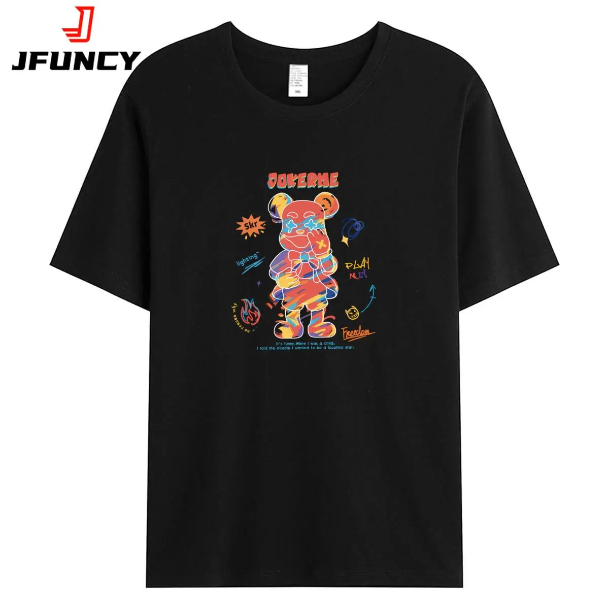 

Футболка JFUNCY женская оверсайз с коротким рукавом, топ с рисунком одуванчика, одежда для женщин, футболки, лето 2024