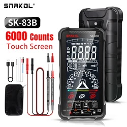 SK83B Smart Digital Multimeter Touch 6000 Counts Multimetro Test Rechargeable Multitester AC/DC Voltage Current Tester Tools