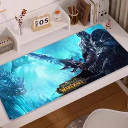 World of Warcraft HD Print Rubber Gaming Mousepad, tapete grande para PC Gamer, Lich King, mesa, XL, 80x40cm