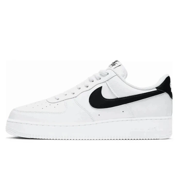 Nike-zapatillas Nike Air Force 1 Low \'07 para mujer, zapatos de Skateboarding Unisex AF1, color blanco puro, estilo Retro clásico, DD8959-100