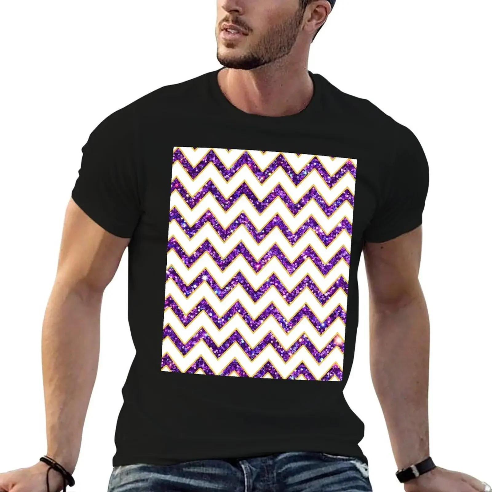 

Tiger Chevron Sparkle Gameday Dress T-Shirt Man t-shirt sweat men clothes