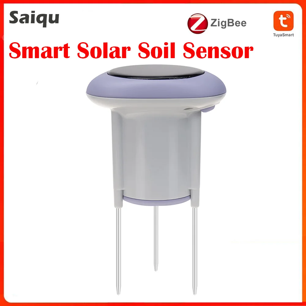 Tuya Smart Zigbee High Quality Garden Flowers Sensor Plants Temperature &Humidity Detector Soil Moisture Sensor