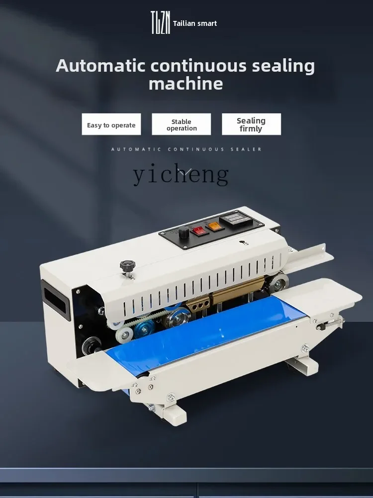 cc27 automatic sealing machine commercial small household sealing machine tea packaging bag moon cake bag aluminum foil plastic