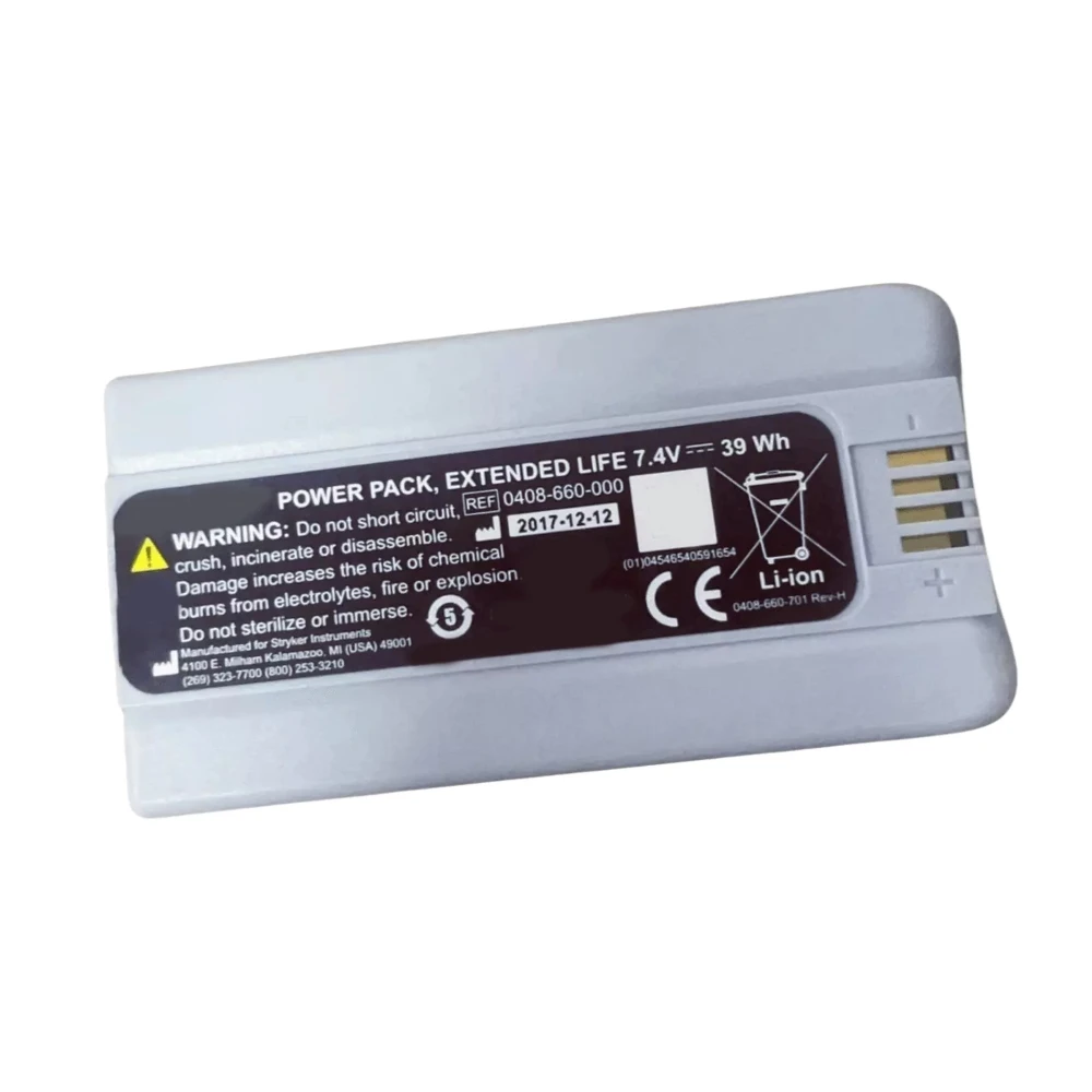 REF 0408-660-000 7.4V 39wh Battery For Stryker Power Pack Medical equipment