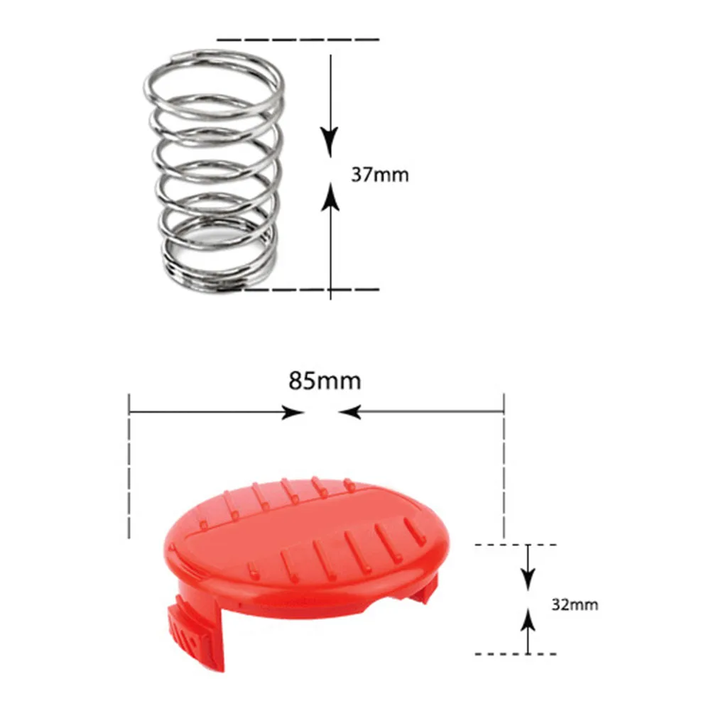 For Craftsman Compatible String Trimmer Cap CMZST120SC 12-Pack Includes 6 and 6 Springs for CMCST900 CMCST910 CMCST915