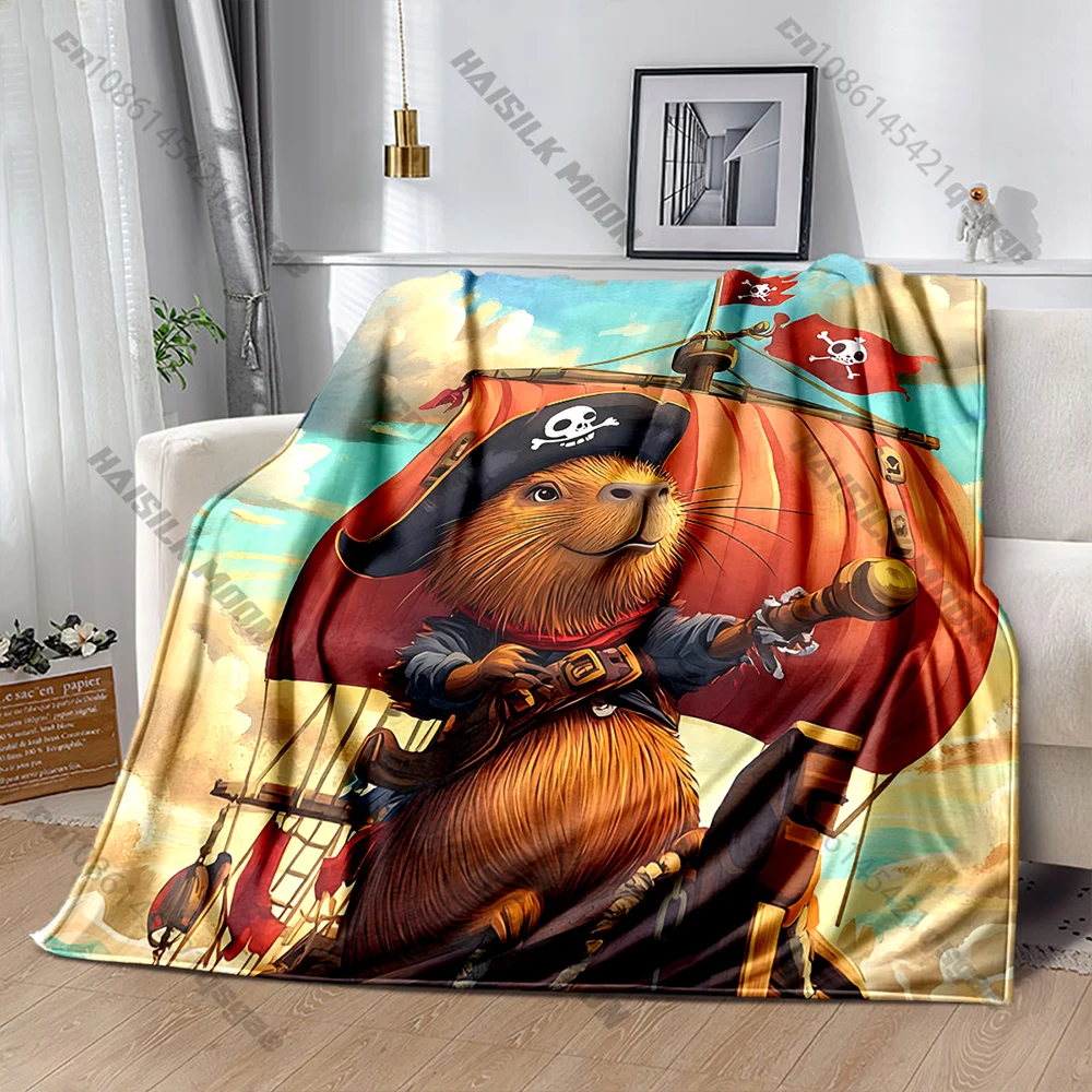 Pirate Adventure Soft Blanket Multiple sizes kid's and adults' bedroom living room sofa decor blanket, Exquisite gift