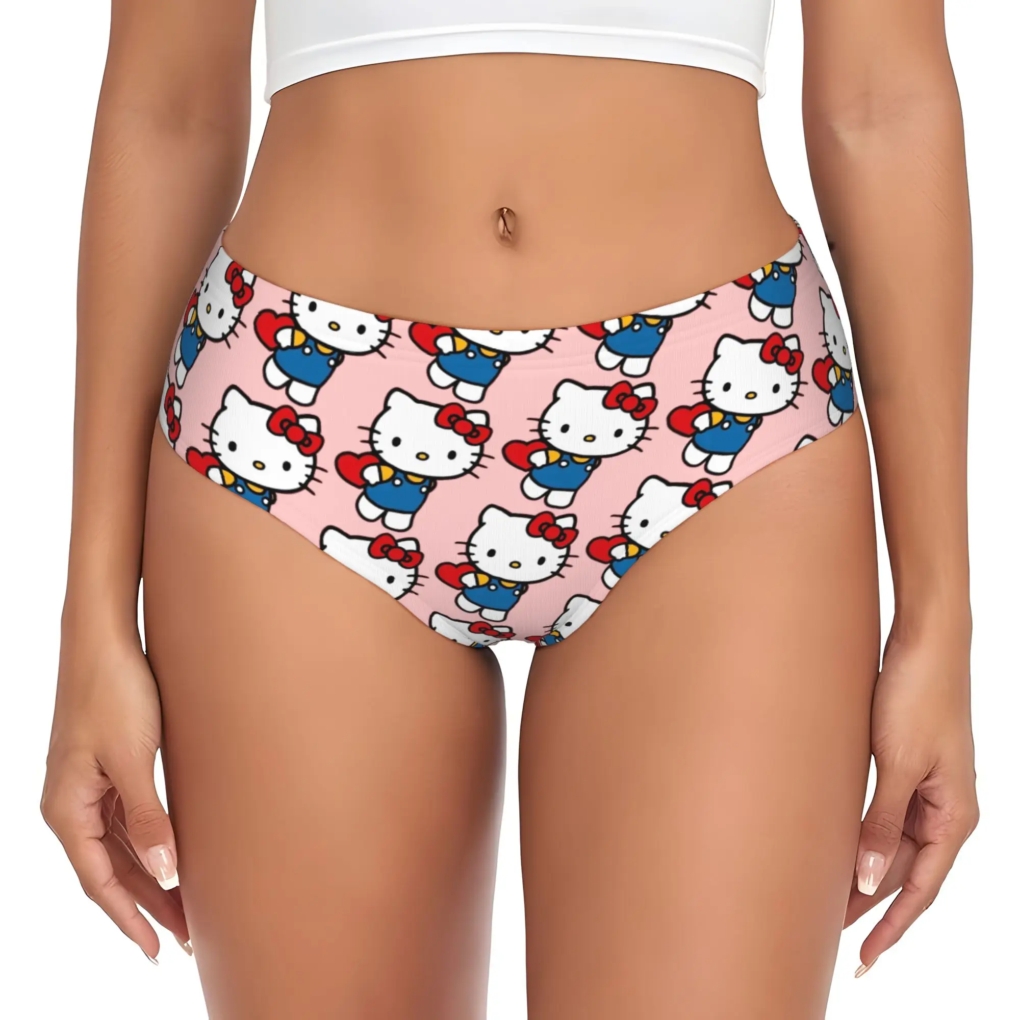 Custom Kitties Kitten Briefs Underwear Womens Comfortable Stretch Cute Cat Panties