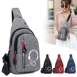 Fashion Small Handbag Outdoor Crossbody Gym Bags Chest Bag Phone Pocket Cross Body Neck Side Shoulder Fanny Pack