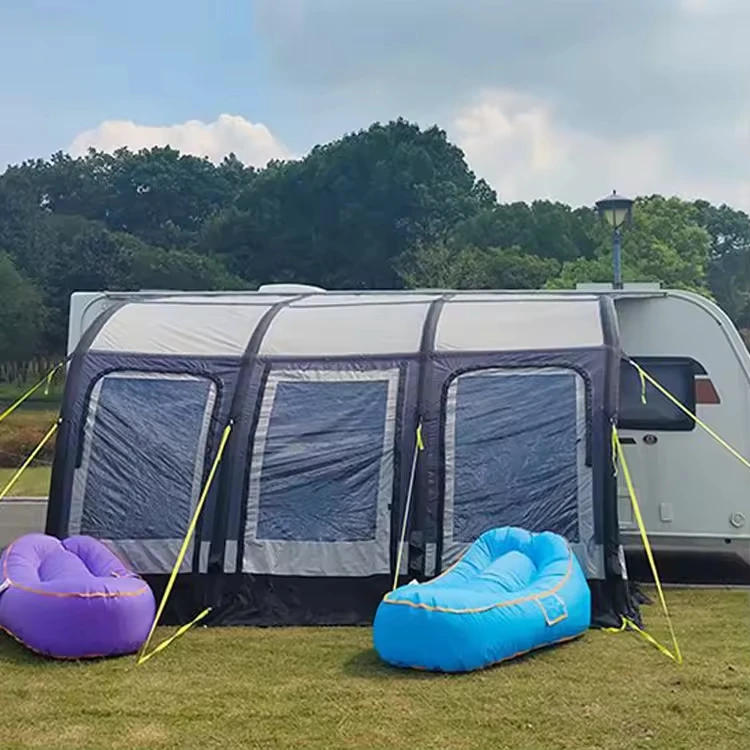 

Inflatable RV Awning Room Breathable Waterproof Roof Camper Van Tent for Family Camping Caravan Awning Tent