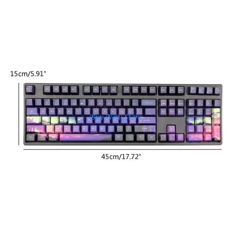 20ce Light Temat Dye Subbed PBT Keycaps Profil OEM dla mechanicznej klawiatury DIY