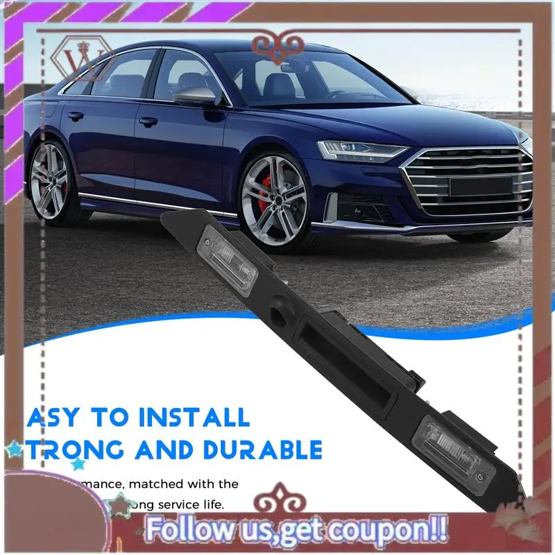 

A57E-Trunk Grip License Plate Light Trim Assembly 8E0827574C3FZ For - A4 S4 A5 S5 A6 S6 A8 S8 RS4 Car Accessories