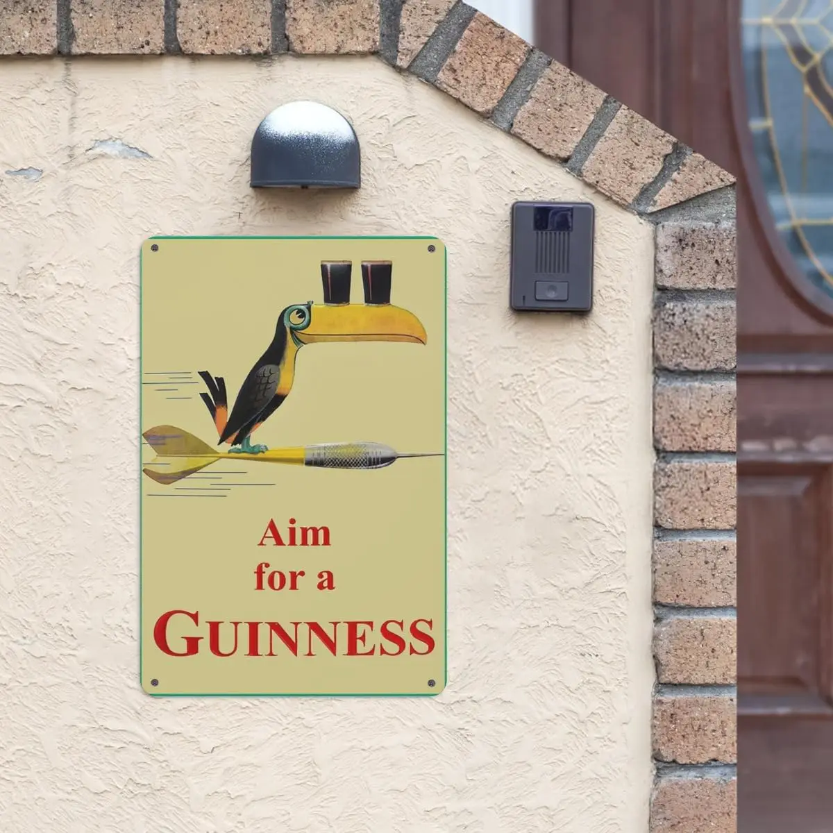 Aim for A Guinness Vintage Decor Sign Tin Sign 8X12 Inches