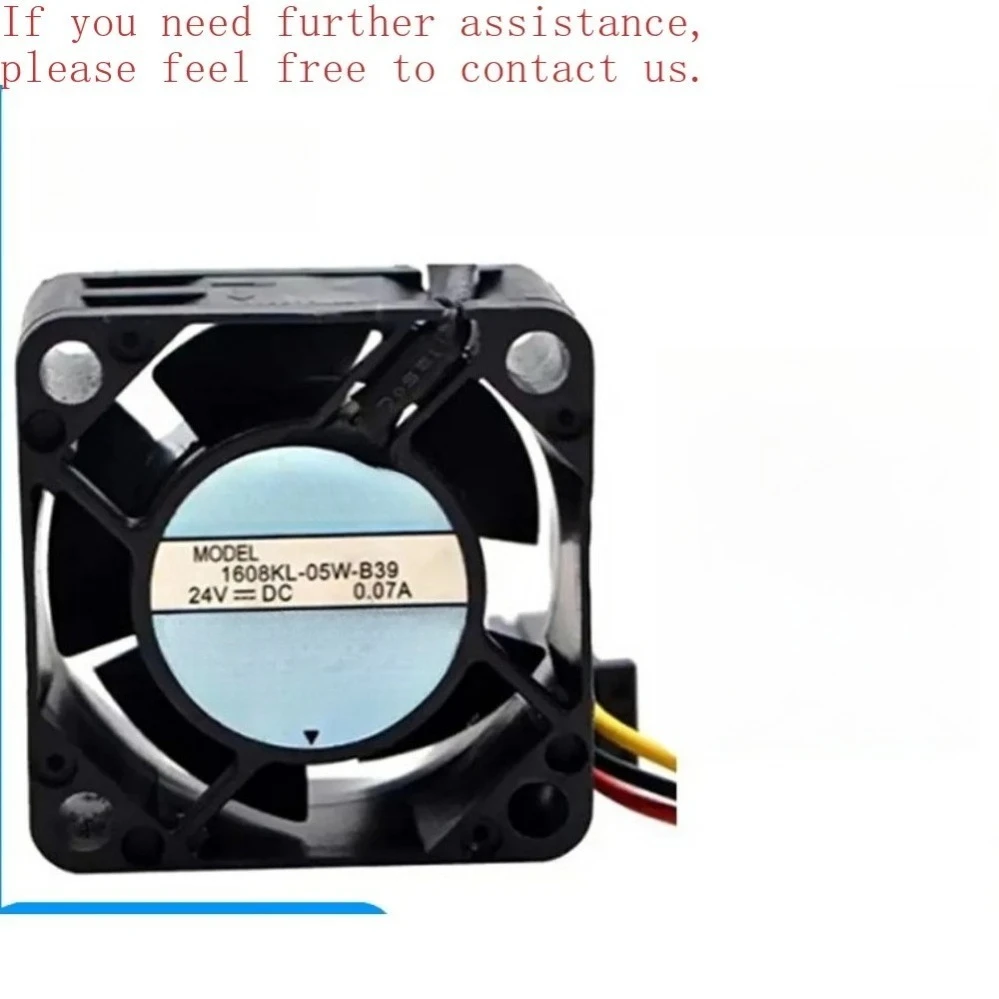 4CM 4020 Dual Ball DC Fan 1608KL-05W-B39 DC24V 0.07/0.08A For NMB Fanuc Servo Drive Cooling Fan Weight（002）