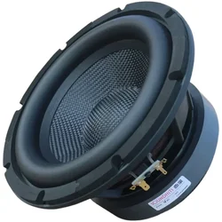 1 Stuks Soundhits SW-802 8 ''Subwoofer Driver Unit Glasvezel Kegel Zwart Diepe Rubberen Ophanging 4/8ohm 200W D210mm