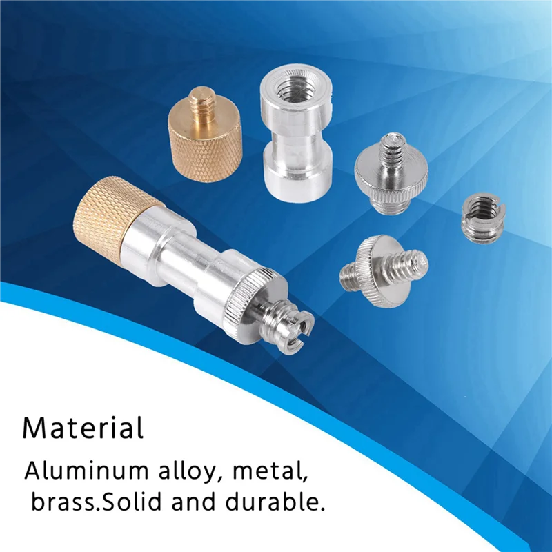 【مخزون محدود!】88 حزمة محول برغي الكاميرا 1/4 إلى 1/4 برغي 1/4 إلى 3/8 محول برغي ثلاثي القوائم محول برغي نحاسي