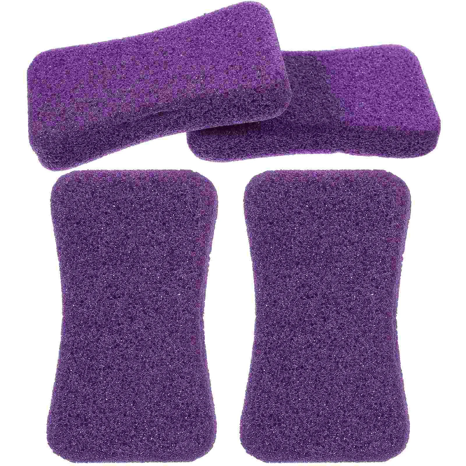 

4 Pcs Tools Pumice Stone Foot Dead Skin Remover Pedicure File Callus Purple Trimming for Feet