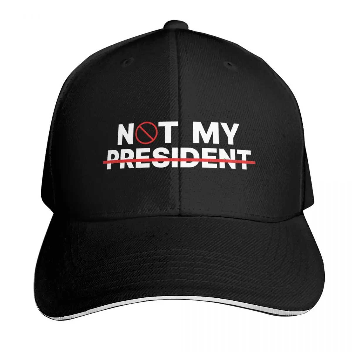 

Бейсбольная кепка Not My President с защитой от ультрафиолета, солнечная шляпа, шляпа, люксовый бренд | -F- | Мужские кепки женские