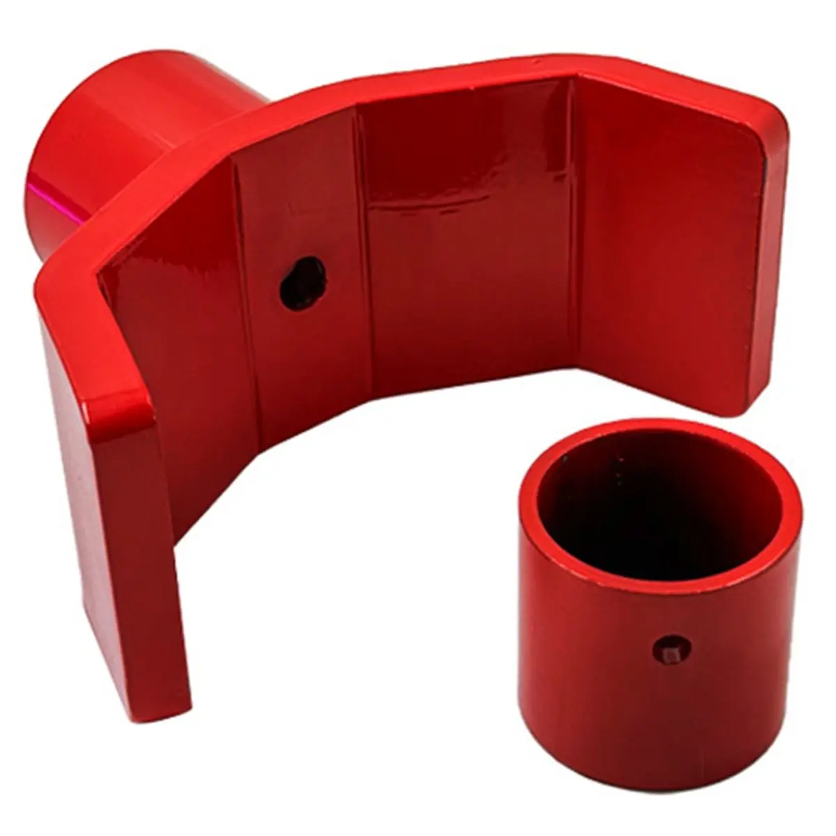 DT38 Bottle Jack Dual-Purpose Adapter 52mm Lifting Shaft Saddle Jack Base Adapter Steel Fits 52mm or Smaller Bottle Jacks