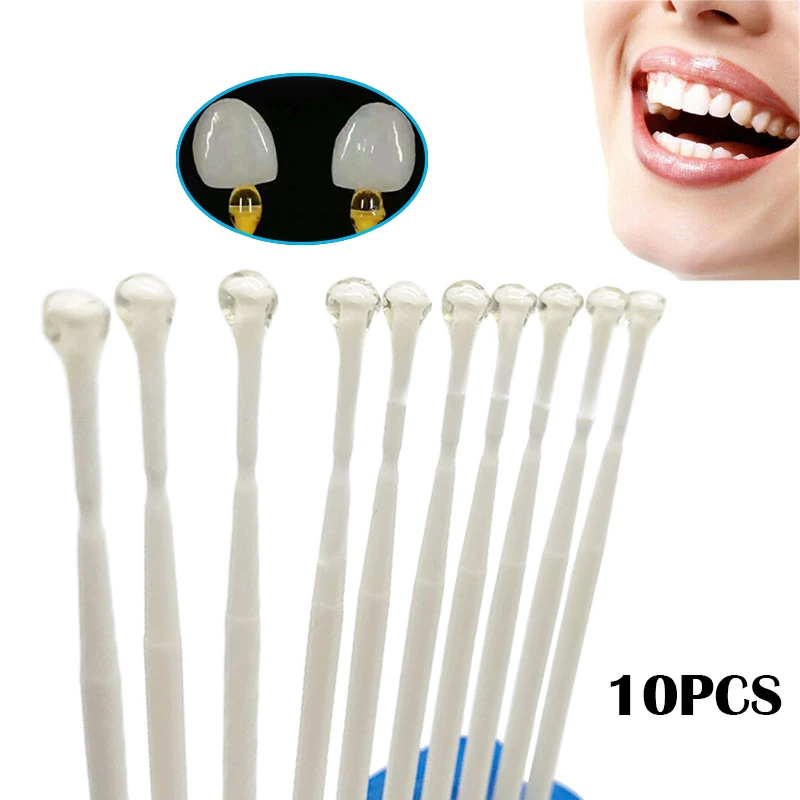 Barra de unión de recarga Dental, 10 piezas, corona de chapa, soportes adhesivos para Matrice, varillas, herramientas dentales