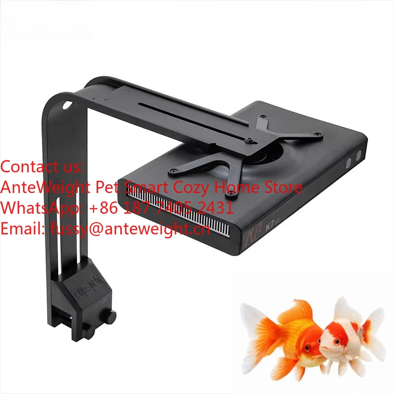 K7 III V3 140W Full Spectrum Reef Light 6-Channel App WiFi Saltwater Marine LED Aquarium Light