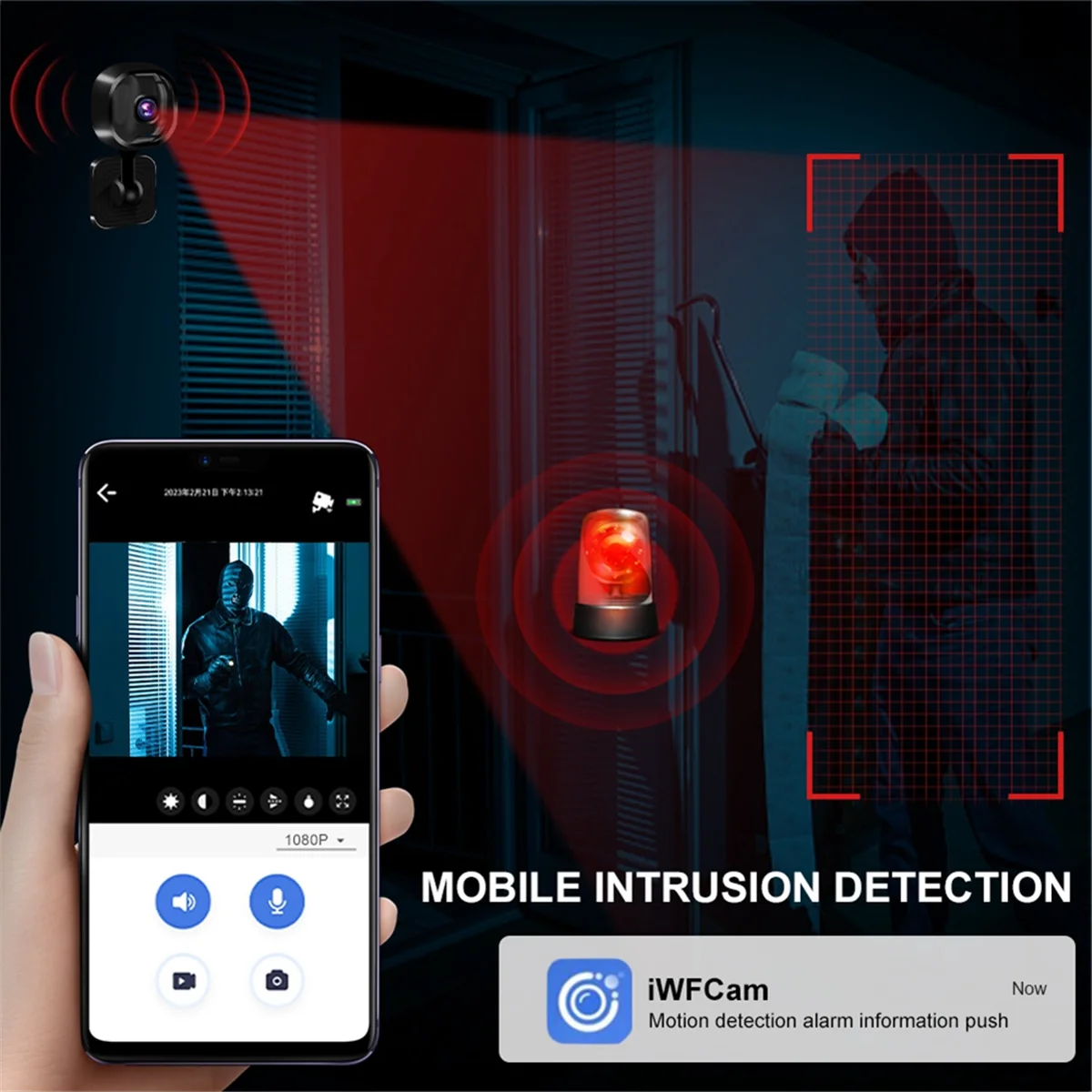 

A3 WiFi Surveillance Camera 2-Way Audio Auto Tracking Night Vision 1080P Wireless IP Camera Baby Monitor Security