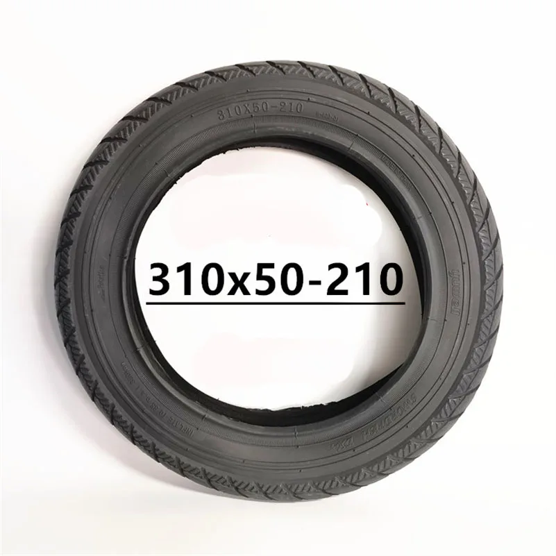 12 Inch 310X50-210 Tube Tire For Etwow Electric Scooter Baby Carriage Replacement Wear-resistant Electric Wheelchair Tyre
