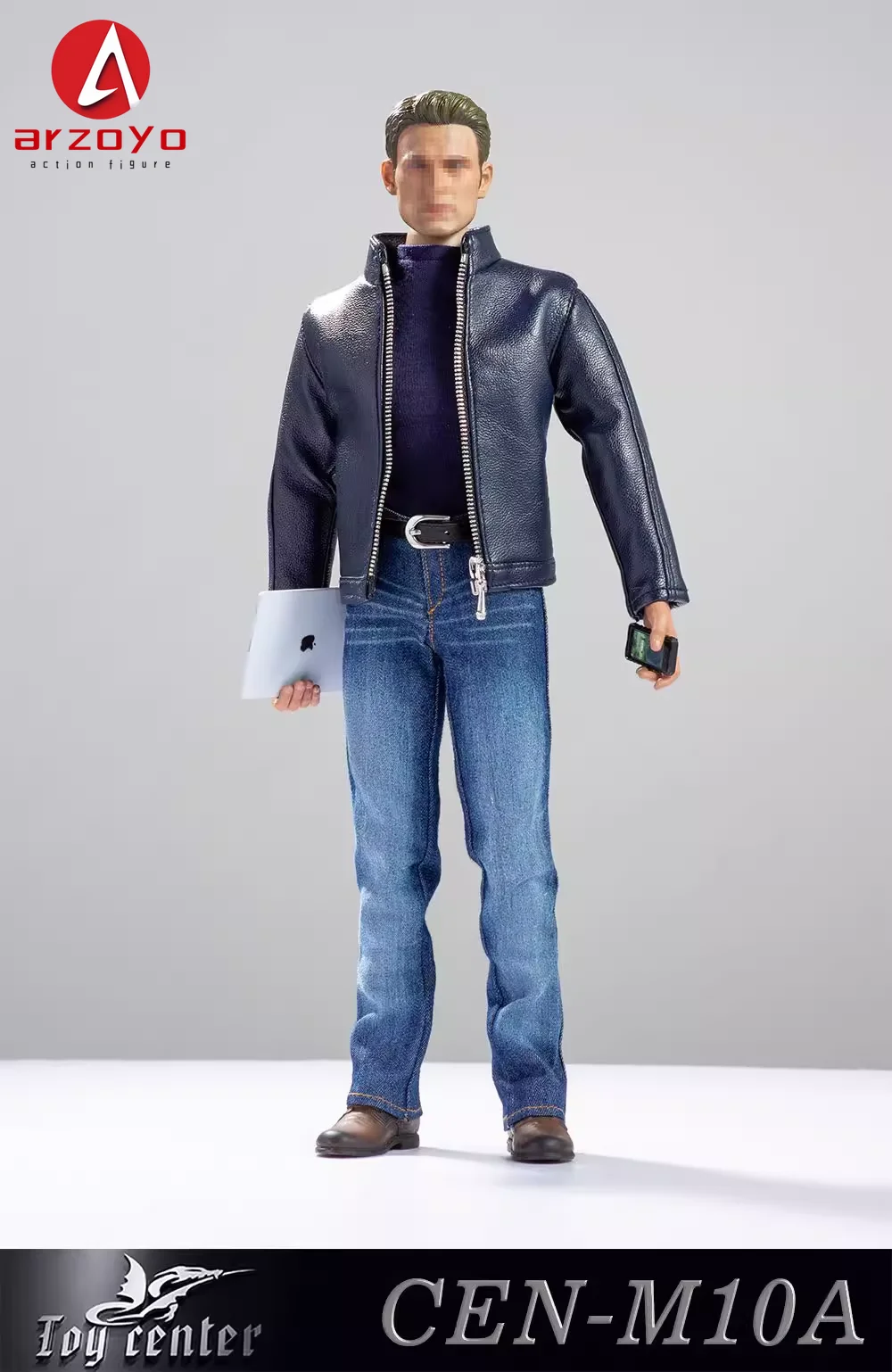 IN STOCK Toy Center CEN-M10 1/6 Scale Male Soldier Leather Jacket Jeans Leather Shoes Fit 12'' Action Figure