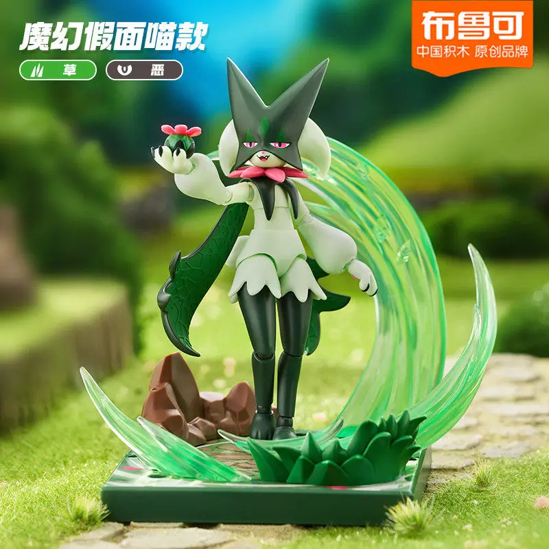 Originele Blokees Pokemon Pikachu Eevee Charmander Charizard Greninja Meowscarada Ceruledge Stripfiguren Bouwsteenspeelgoed