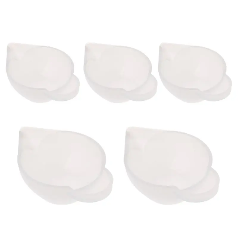 

5pcs Silicone Crystal Epoxy Measuring Cup Mould Cup Dispenser for DIY Earrings Pudding Cake Decor Pendant Luggage Tags