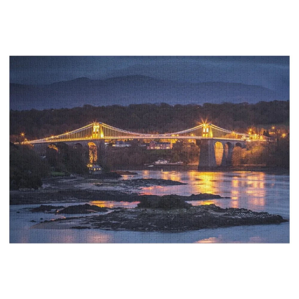 

The Menai Suspension Bridge, Anglesey Jigsaw Puzzle Children Personalised Puzzle
