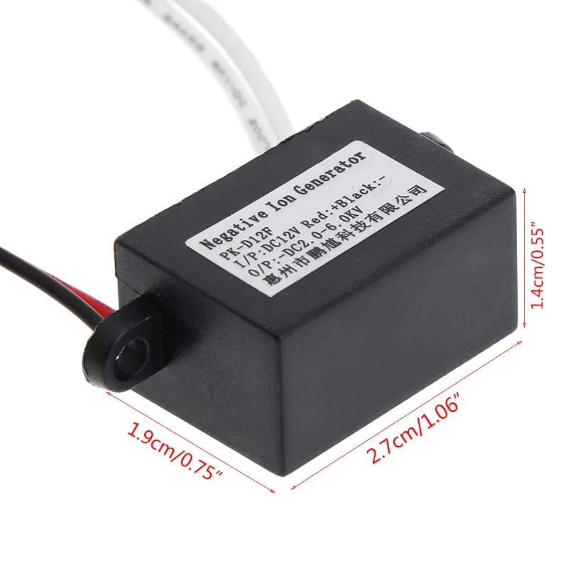 Alat Rumah Pembersih Ionizer Generator Anion Negatif Udara Ringkas