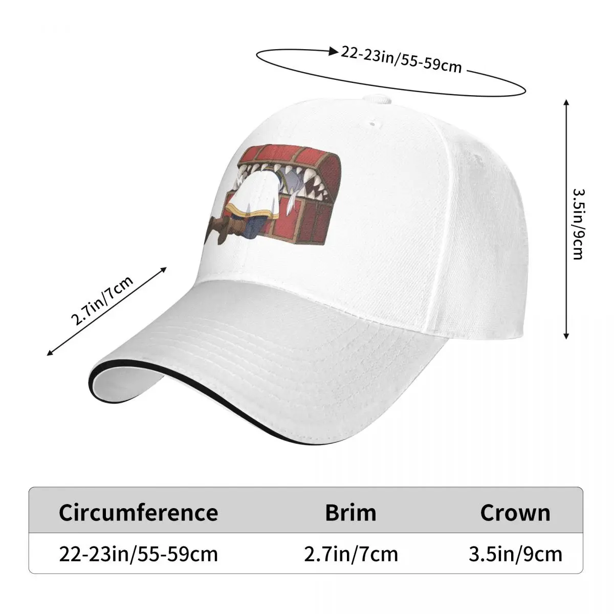 2024 New Baseball Cap Frieren Eaten By Mimic Merch For Men Women Trucker Hats Vintage Frieren Beyond Journey's End Snapback Cap