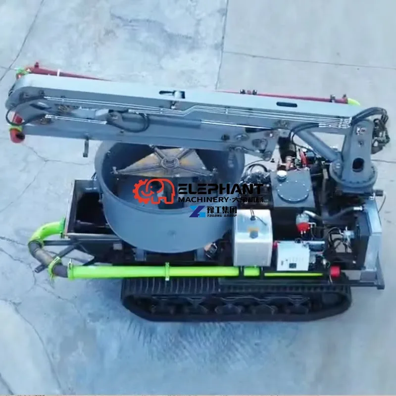 2026 Construction Equipment Crawler Boom Pump Self Loading Concrete Mixer Mobile Concrete Mixer with Pump