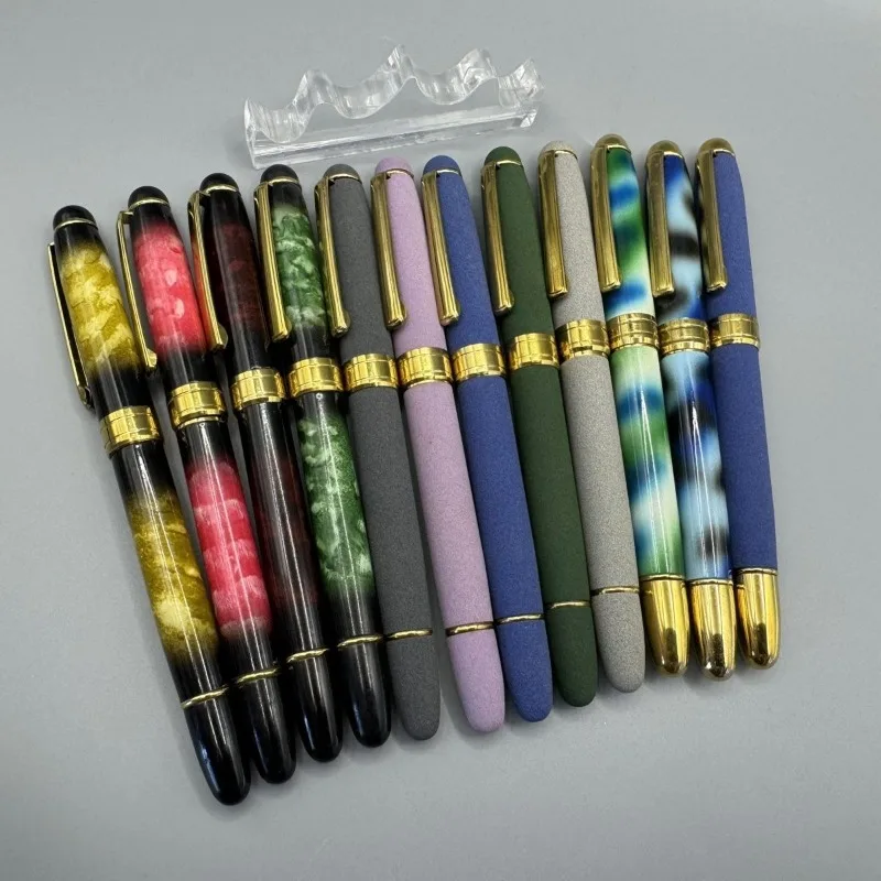 JINXIN Iridium Fountain Pen Multiple Colors with A 0.5mm Pen Tip Replaced with An Ink Bag. Students Practice Writing Smoothly