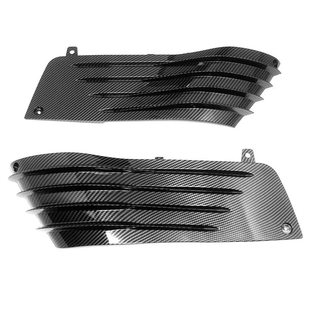 For KAWASAKI ZX-14 ZX14 2006 2007 2008 2009 2010 2011 Carbon Fiber Side Engine Mid Trim Cover Knee Guard Fairing