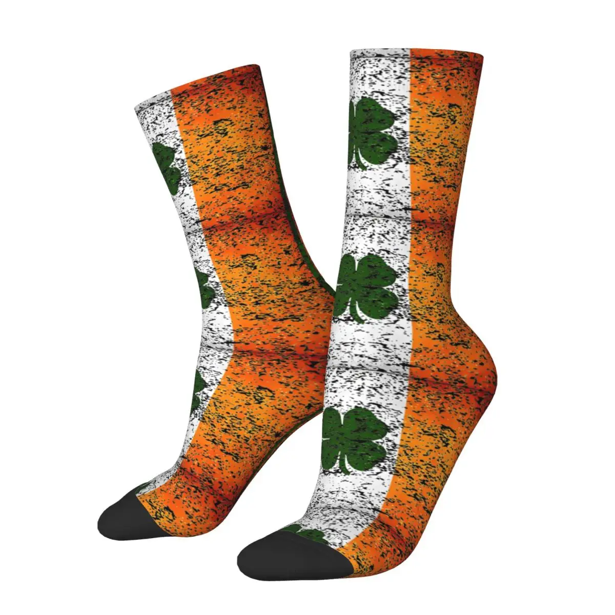 Ireland Irish Flag Stockings Graphic Modern Socks Winter Anti-Slip Socks Couple Outdoor Soft Breathable Socks