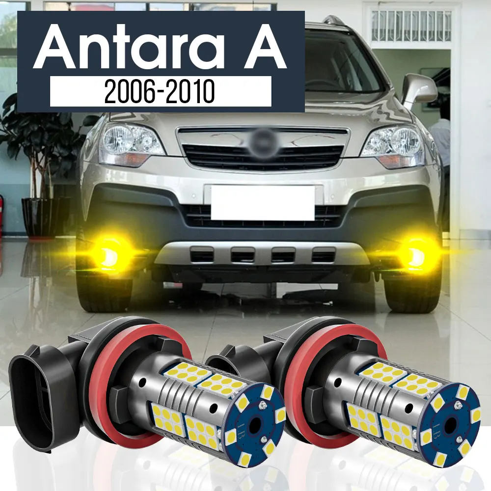 

2pcs LED Fog Light Lamp Blub Canbus Accessories For Opel Antara A 2006 2007 2008 2009 2010