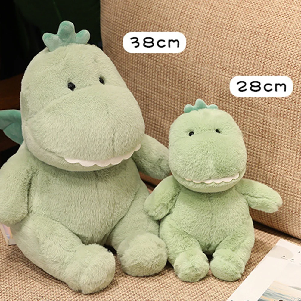 Creative Cartoon Plush Toy Green Dinosaur With Wings Stuffed Doll Kids Gifts
