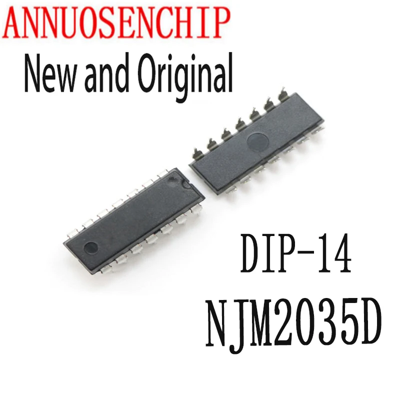 5PCS New And Original DIP14 NJM2035 DIP-14 2035D JRC2035D NJM2035D