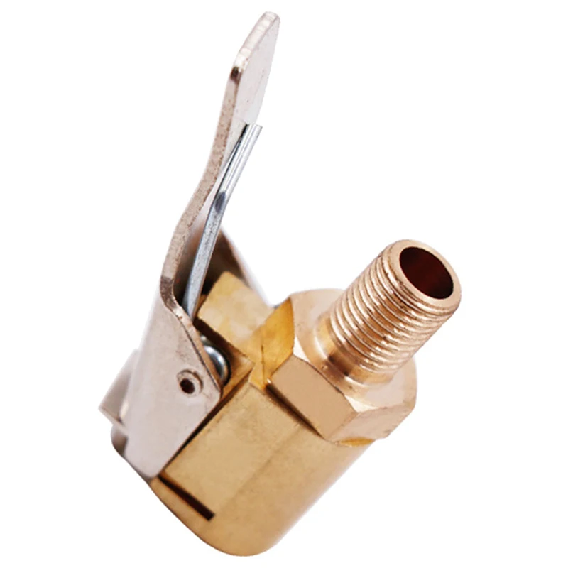 

Hot Car Auto Brass 8mm Connector Adapter Car Accessories Tyre Wheel Tire Air Chuck Inflator Pump Valve Clip Clamp