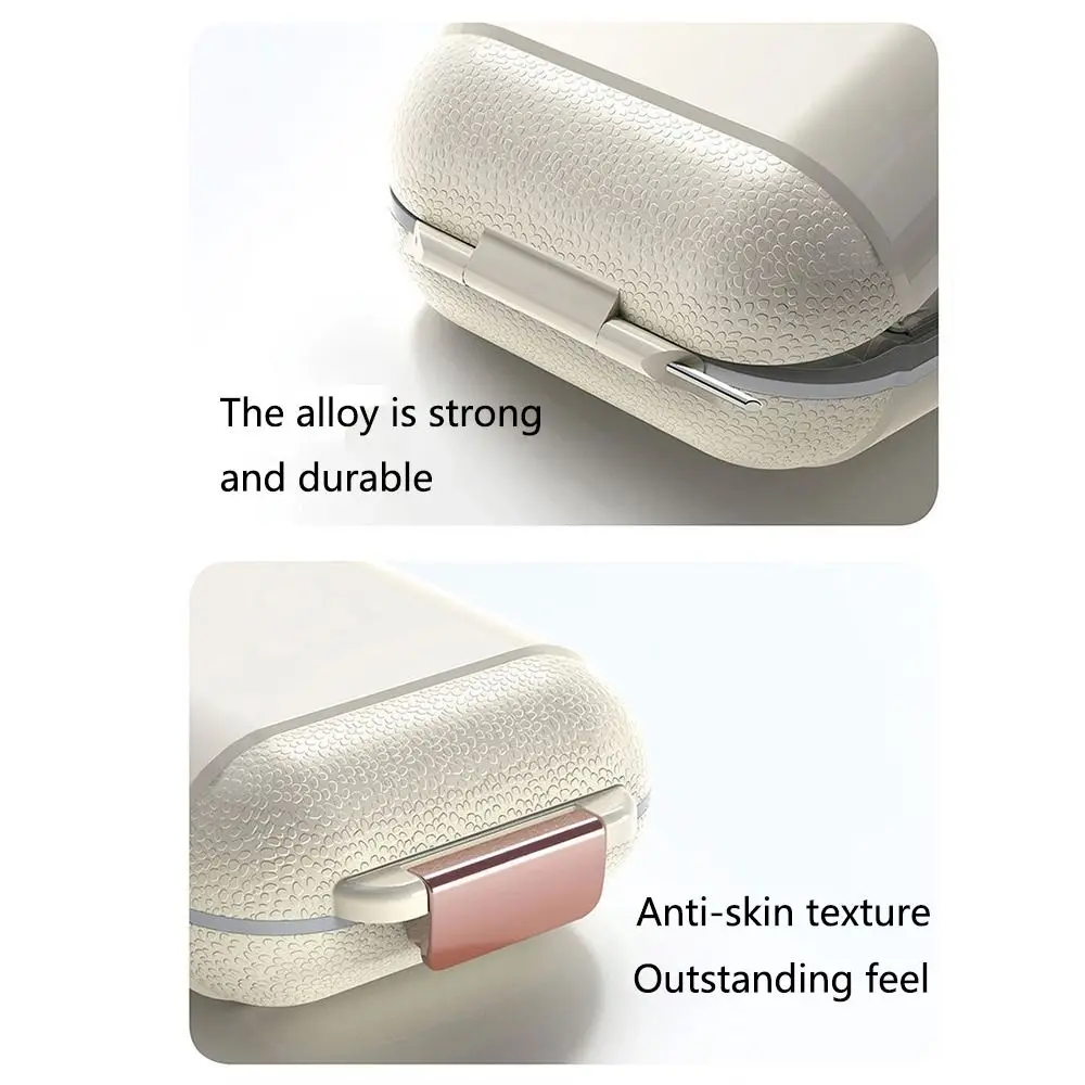 BPA-free Portable Small Pill Case Moisture-proof Sealing Travel Pill Organizer Waterproof 7 Compartment Weekly Pill Box Vitamins