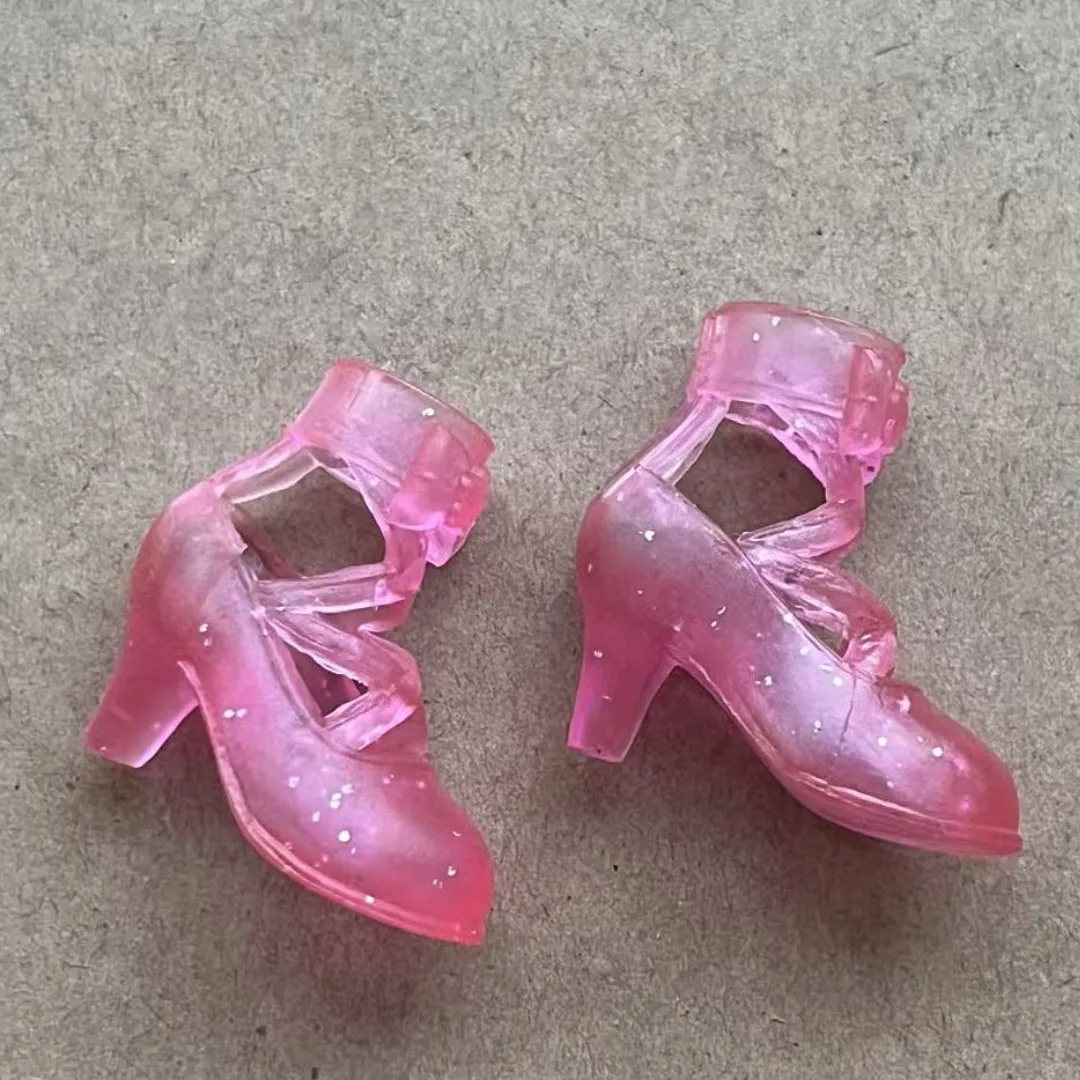 Candy Color DIY Dressing Licca Jenny Doll Sandals Shoes Toy Parts Accessories for 1/6 Female Collectible Dolls
