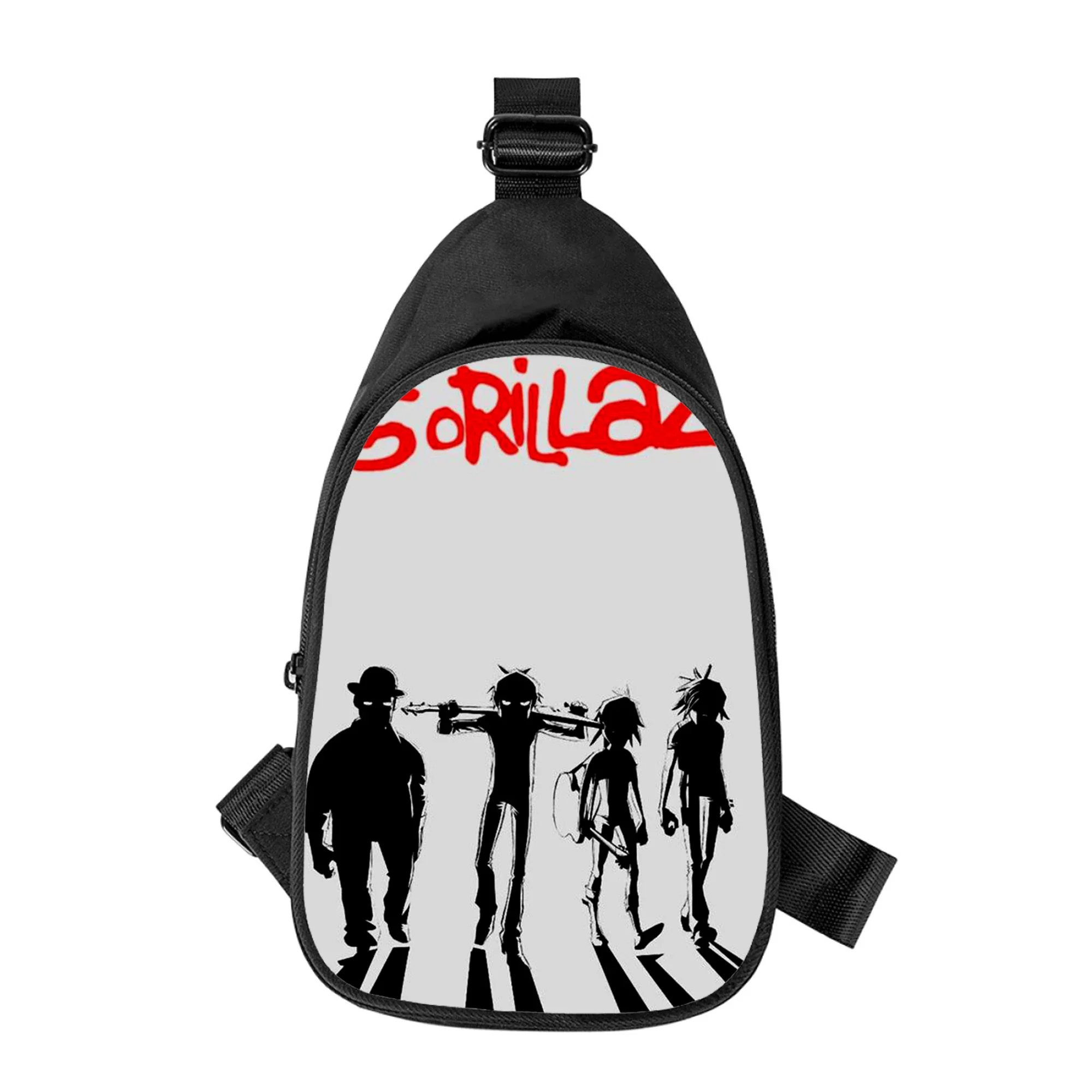 Gorillaz band 3D Print New Men Cross Chest Bag diagonal Women borsa a tracolla marito School marsupio maschile chest Pack