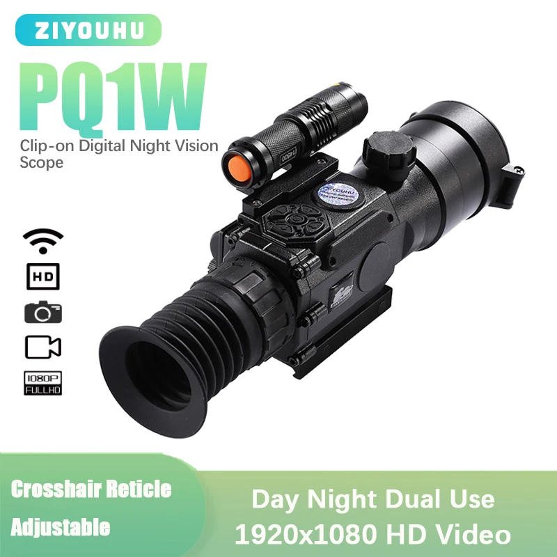 New Upgrade Night Vision Sight Scope Infrared Camera Take Photo Video Playback WIFI Monocular Aiming Riflescope 11X for Hunting