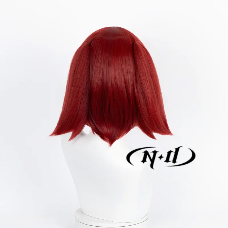 ND Crownslayer Cosplay Wigs Red Hairpiece Arknights Cosplay Hair Wigs for Women Comic Con Coser Costume Party Heat Resistant