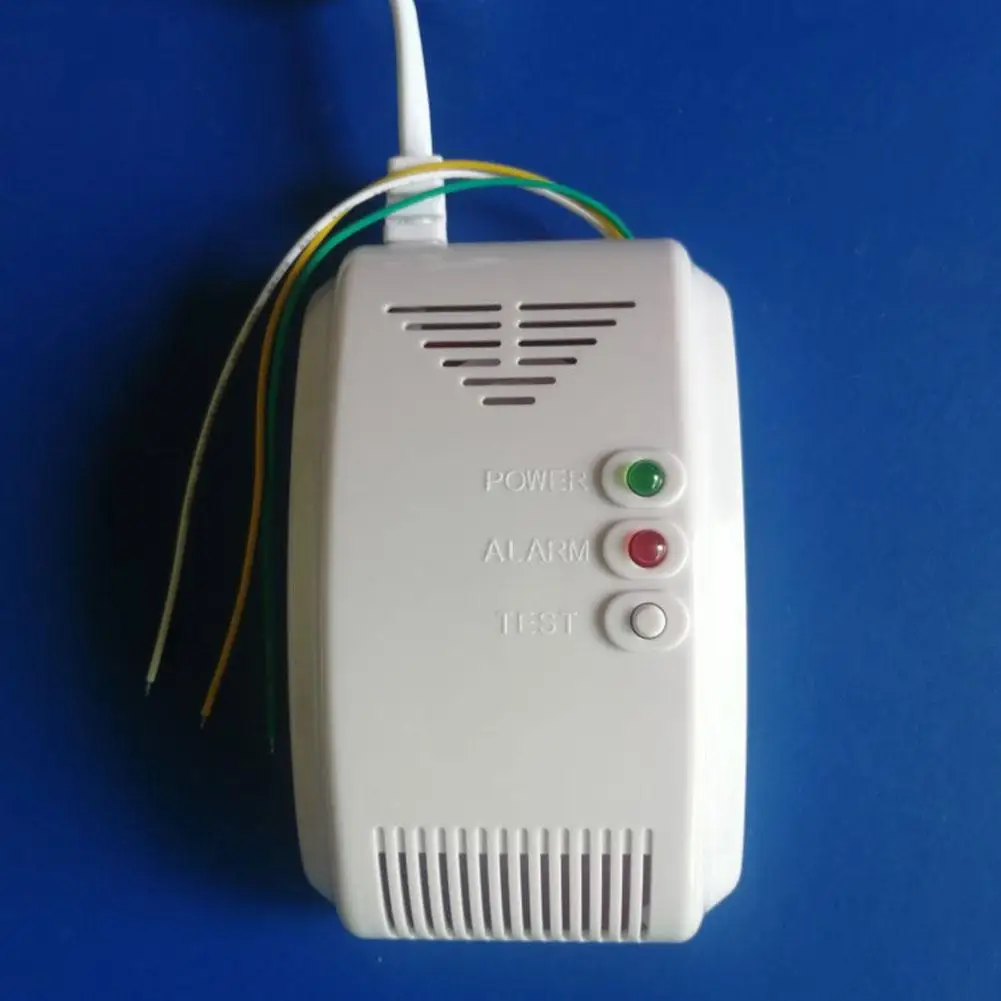 Imagem -03 - Gás Butano Propano Sensor de Alarme Glp Motor Natural Casa Flash Led Som Novo 12v