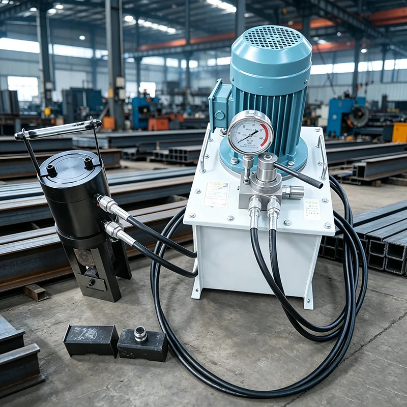 Hydraulic Rebar Sleeve Squeezing Press Machine Cold Extrusion Crimping Equipment for Reinforcing Bar Coupler Construction Works
