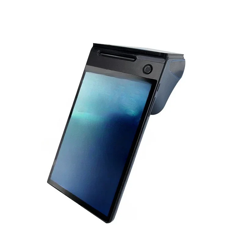 Cash register Android POS machine, movable touch screen automatic order scanning code printing handheld smart end point machine