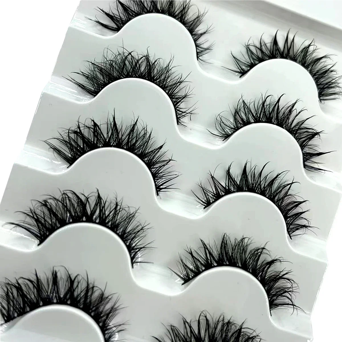 رموش كوسبلاي أنيمي رموش ذكية مزيفة مكياج تايلاندي ناعمة طبيعية رطبة تمديد الرموش